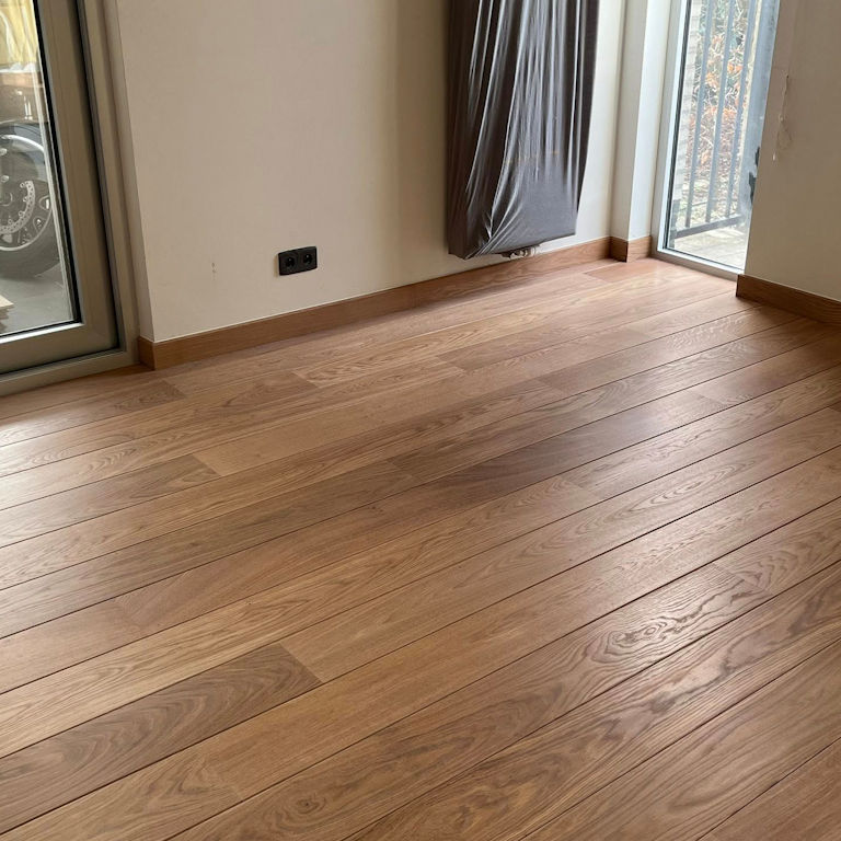 verwijderen bestaande tegelvloer, plaaten parketvloer